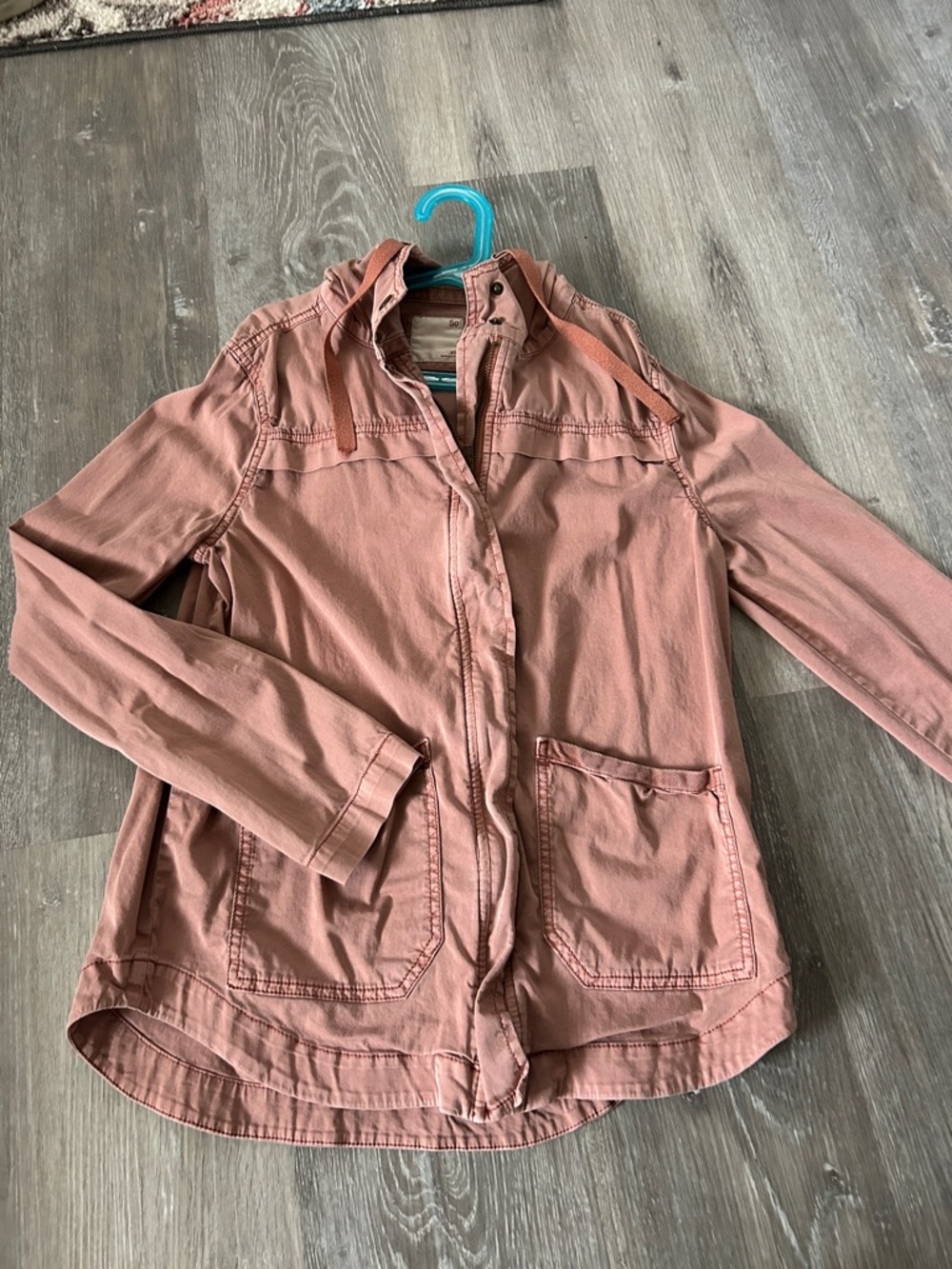 SO Women's Rust Utility Jacket with Hood